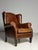 Wingback Club Chair in Sheep Leather For Sale - Image 15 of 18