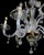 Venetian Murano Glass 6-Arm Chandelier For Sale - Image 3 of 9