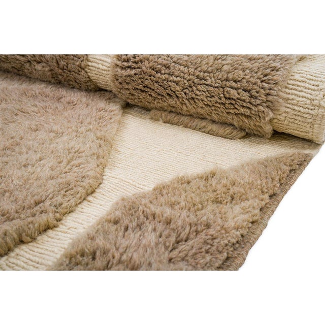 Textile Hand-Knotted Wool Premium Rug by Azele Studio For Sale - Image 7 of 9