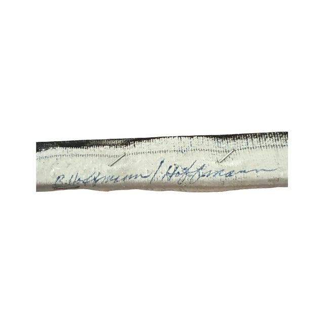 Vintage Mid Century Modern Heavy Impasto Floral - Home Galleries Inc. For Sale - Image 12 of 13