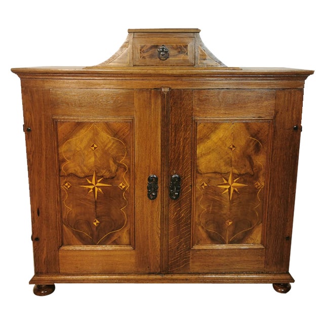 Baroque Cabinet in Wood For Sale