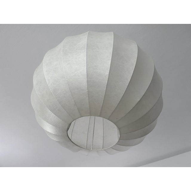 Large Vintage Cocoon Pendant Light from Goldkant Leuchten, 1960s For Sale - Image 11 of 17