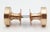 Modern Modern R&e Brushed Brass Round Flat Door Knob Set For Sale - Image 3 of 9