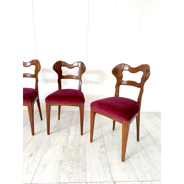 Ragno Table and Scapular Chairs by Giovanni Michelucci, 1980s, Set of 5 For Sale - Image 17 of 18