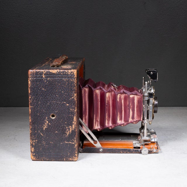 Late 19th Century Antique Kodak No. 4 Model E Folding Camera c.1897-1910 For Sale - Image 5 of 9