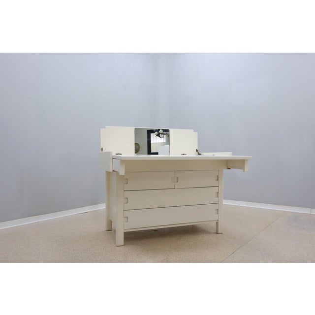 1970s Vintage Dressing Table with Drawers from Saporiti Italia, 1970s For Sale - Image 5 of 18
