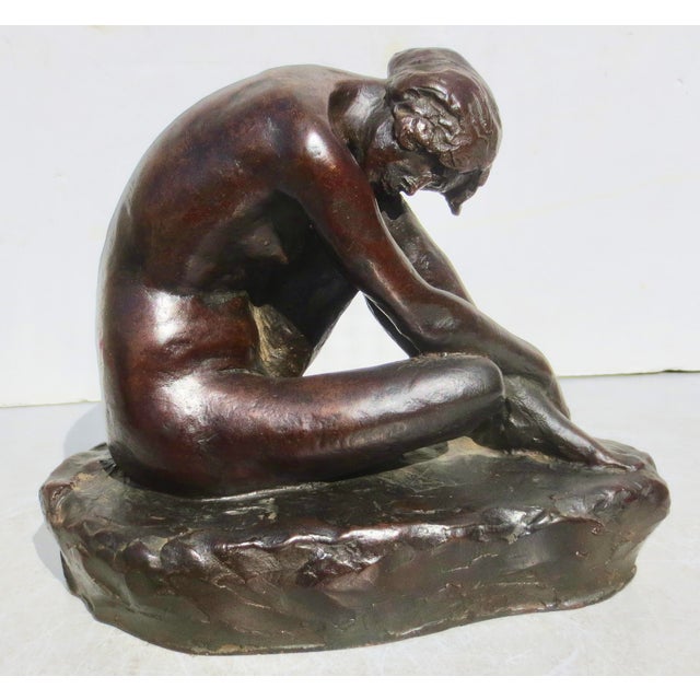 Roman Bronze Nude For Sale - Image 4 of 10