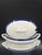 Mid 20th Century Large English Gravy Boat With Cobalt Blue Stripe For Sale - Image 13 of 18
