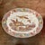 Bring timeless vintage charm to your dining table with this **Vintage Mid-Century Modern (MCM) Large Duck Pond Scene...