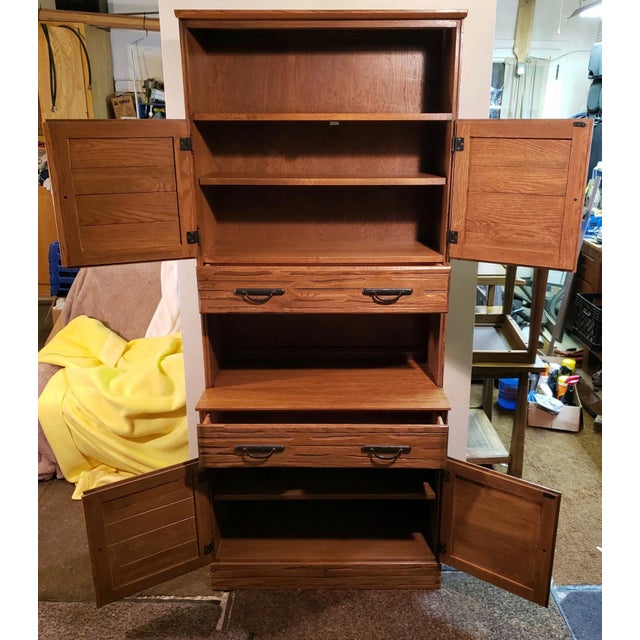 A. Brandt Co. Ranch Oak Hutch Chairish
