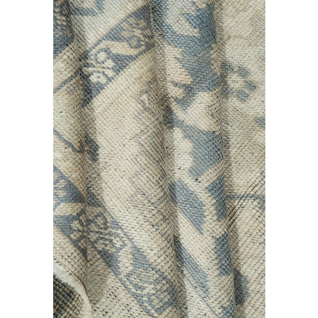 Turkish Vintage Turkish Oushak Rug 6'2 X 9'8 For Sale - Image 3 of 9