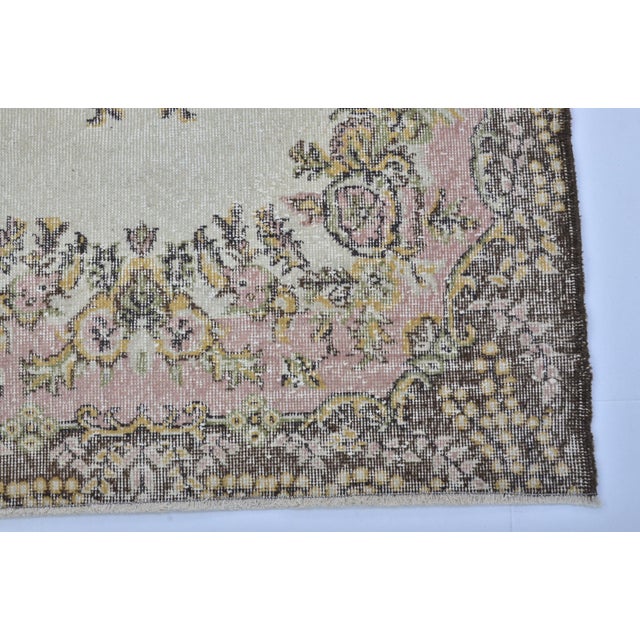 1950s 1950s Geometric Anatolian Carpet For Sale - Image 5 of 6