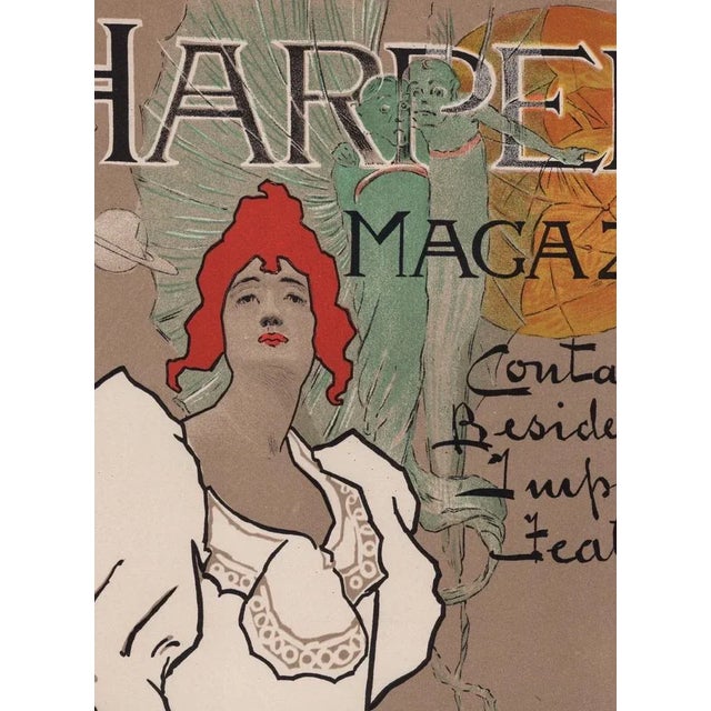 Fred Hyland, The Martian from Les Maîtres de L'Affiche, 1898, Original Lithograph For Sale - Image 3 of 13