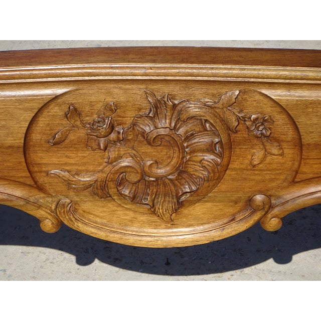 Antique Louis XV Style Walnut Bed, 1890s For Sale - Image 15 of 18