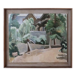 Rudolph Ihlee, Collioure, 1928, Oil on Canvas, Framed For Sale