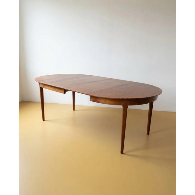Vintage Danish Round Teak Table, 1960s For Sale - Image 4 of 6