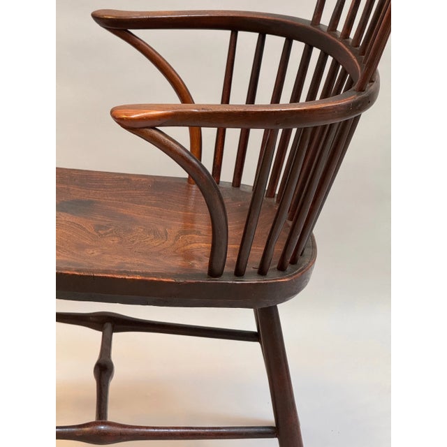 18th Century “Comb Back” English Windsor Armchair For Sale - Image 11 of 12