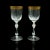 1920s Set of 4 Antique French Glass Wine Glasses For Sale - Image 4 of 13