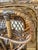 1970s Vintage Mid-Century Bohemian Wicker & Rattan Peacock Fan Chair For Sale - Image 5 of 12