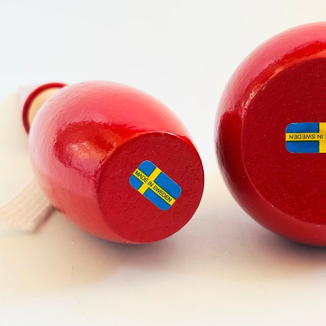 Wood Swedish Tomtes Gnomes by Larssons Tra - Set of 2 For Sale - Image 9 of 9