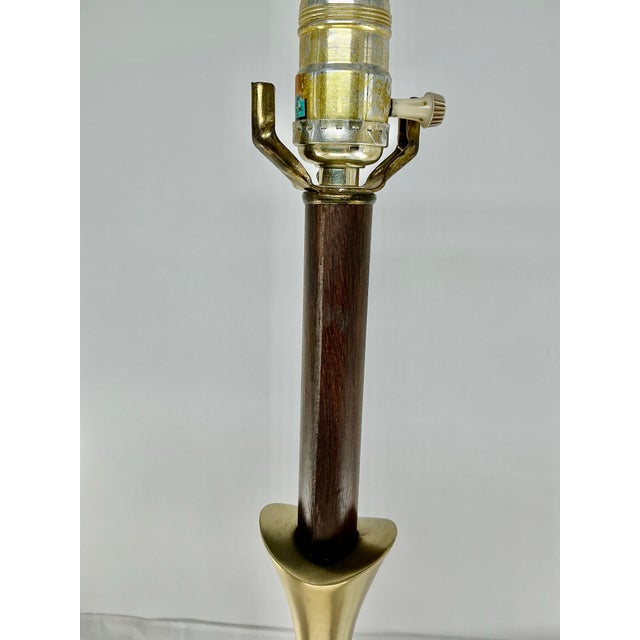 Laurel Lamp Co Sculptural Brushed Metal Lamp by Tony Paul For Sale - Image 10 of 12