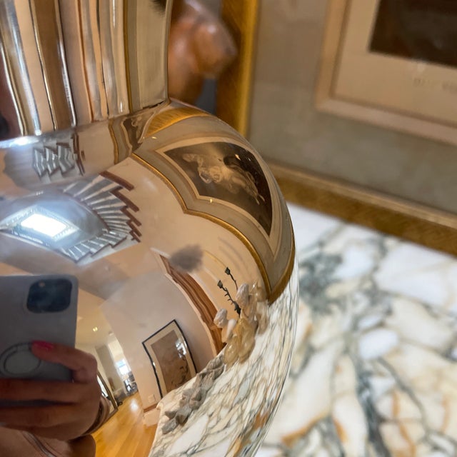 Metal Reed & Barton Silver Plated Water Pitcher For Sale - Image 7 of 9