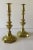 19th Century Push Up Brass Candlesticks Holder - A Pair For Sale - Image 11 of 11