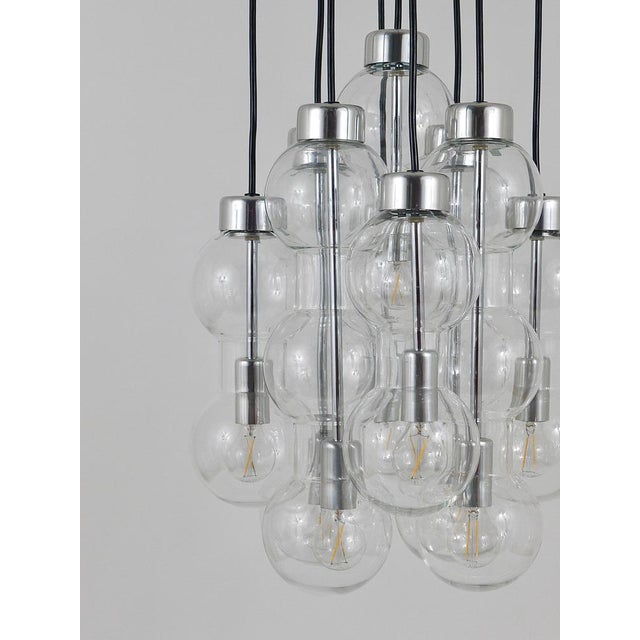 German Space Age Hourglass Chandelier, 1960s For Sale - Image 14 of 18