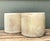 Mid 20th Century Vintage Ribbed Cement Planters - Pair For Sale - Image 5 of 10