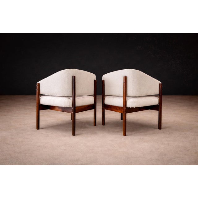 Pair of “Senior” Armchairs in Rosewood, Jorge Zalszupin, 1960s For Sale - Image 12 of 16