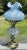 Blue Rare Vintage Ice Blue Satin Frost Fenton Paisley Glass Table Lamp 20th C. For Sale - Image 8 of 18