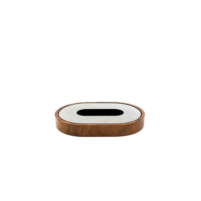 Mid-Century Modern Mid-Century Olive Wood Ashtray, Italy Ca. 1970 For Sale - Image 3 of 17