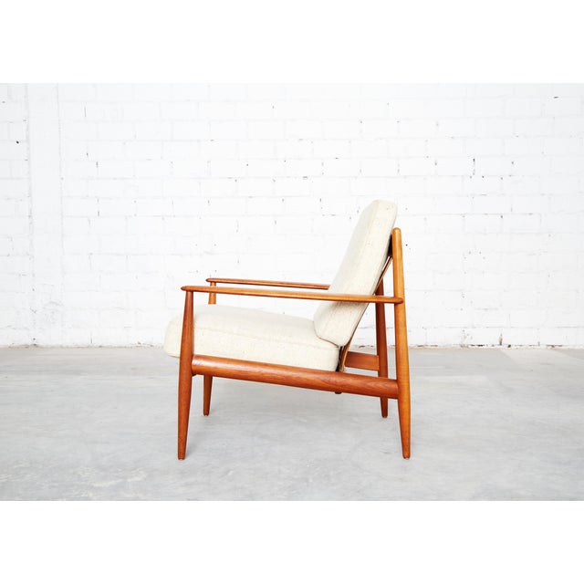 Mid-Century Modern Mid-Century FD118 Easy Chair in Teak by Grete Jalk for France & Søn, 1960s For Sale - Image 3 of 17