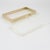 Philippe Cheverny Philippe Cheverny Style Geometric Lucite and Gilded Metal Box, France 1970s For Sale - Image 4 of 6