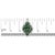 18K White Gold 2.00 Cttw Diamond Halo and Jade Shield Brooch Pin and Pendant (G-H Color, VS1-VS2 Clarity) CHAIN NOT INCLUDED For Sale In New York - Image 6 of 6