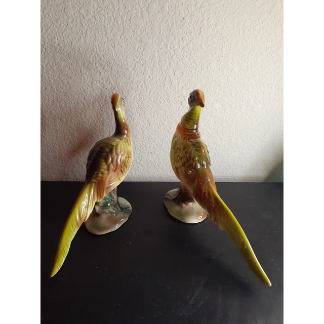 1960s 1960s Stewart B McCulloch California Pottery Pheasant Figurine For Sale - Image 5 of 6