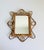 1960s 1960s Italian Riviera Style Burnt Bamboo Rattan Wall Mirror With Scalloped Frame For Sale - Image 5 of 10