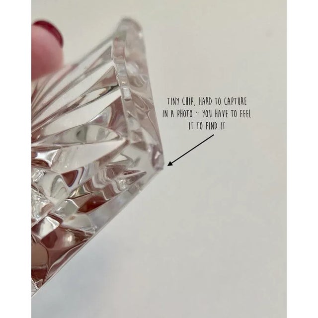 Mid 20th Century Josair Hand Blown Crystal Jar, Made in Germany For Sale - Image 9 of 10