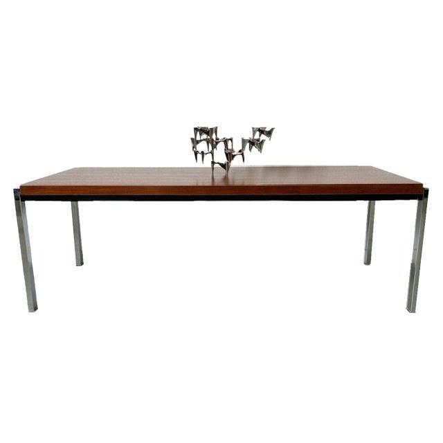 Danish Coffee Teak in Teak & Chrome, 1950s For Sale - Image 16 of 18