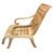2000 - 2009 Vintage Solid Teak Sculptural Steamer-Style Chaise Lounge Chair For Sale - Image 5 of 12