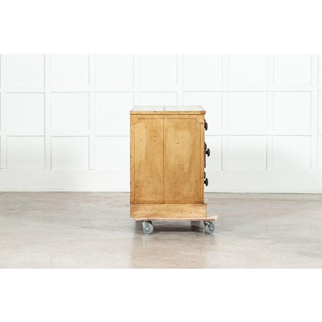 Regency English Painted Pine Chest Drawers, 1810 For Sale - Image 6 of 14