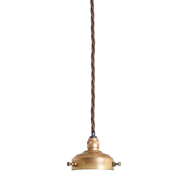 Antique French Coolie Milk Glass Pendant Light, 1920s For Sale