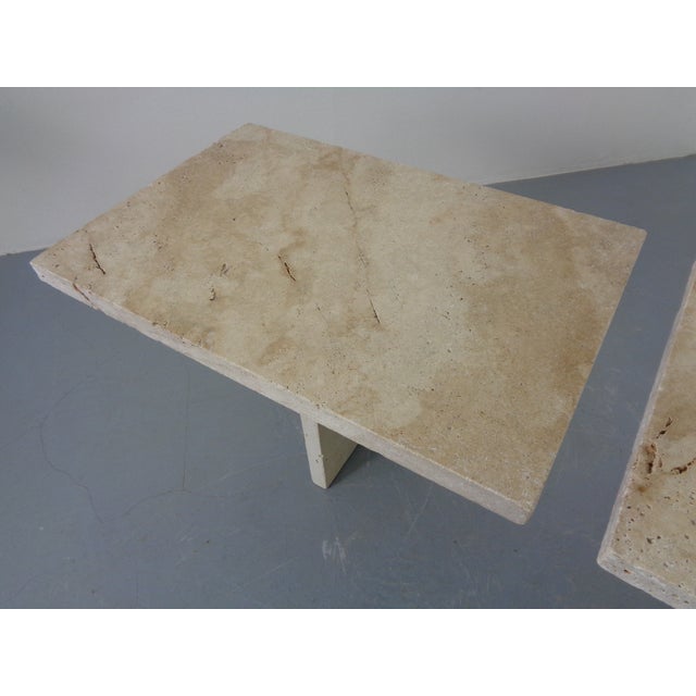 Italian Travertine Coffee Tables, 1970s, Set of 2 For Sale - Image 14 of 18