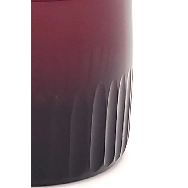 Glass Red Glass Wine Rinser, Probably Georgian For Sale - Image 7 of 9