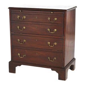 Early Antique English Georgian Secretary, Circa 1750