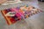 Vintage Boujad Moroccan Handmade Geometric Multicolor Berber Wool Rug For Sale - Image 12 of 12