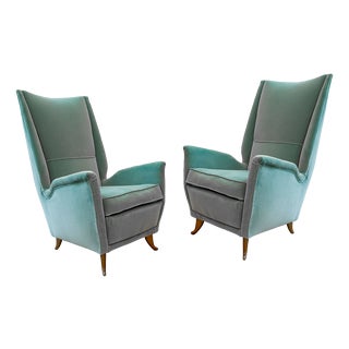 Lounge Chairs by Gio Ponti for Isa Bergamo, 1955, Set of 2 For Sale