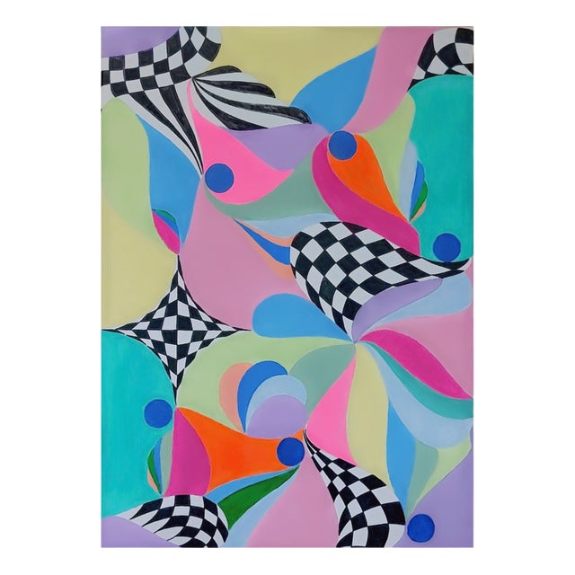 Priscilla Bilijam, Sills Color Swirl, 2025, Acrylic on Canvas For Sale