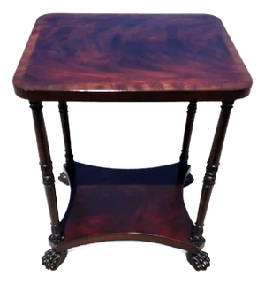 Claw Footed Occasional Lamp Side Table by Hickory Chair Co