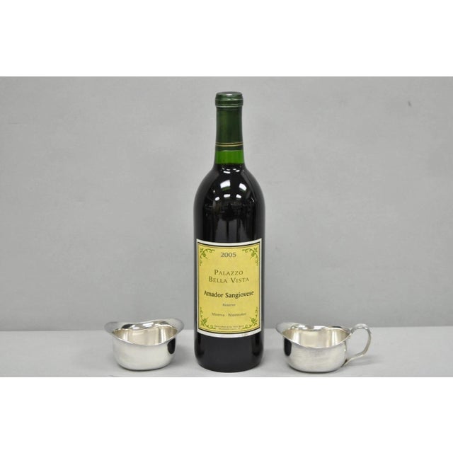 Vintage Carl Cohr Denmark Mid Century Modern Silver Plated Creamer & Sugar Bowl. Circa Late 20th Century. Measurements:...